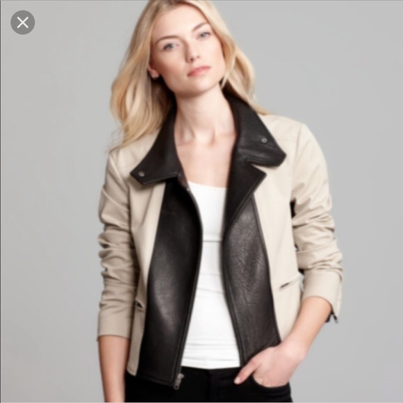 Theory Jackets & Blazers - Theory Velea Leather-Panel Jacket Medium
